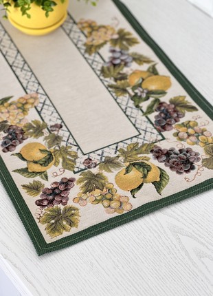 Tapestry walkway on the table   45x140 cm.(17x55 in)5 photo