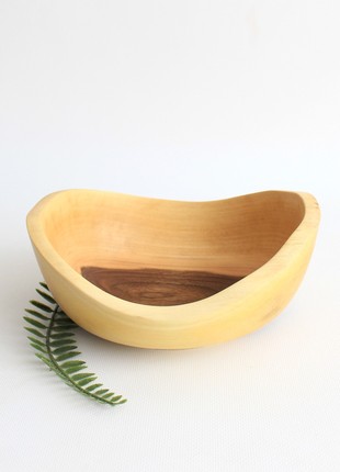 Small decorative bowl for bread, handmade dinnerware