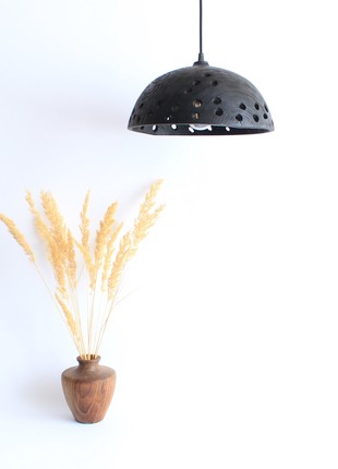 Black modern lamp, kitchen island light