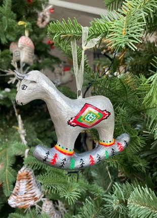 Rocking goat - Christmas tree decoration