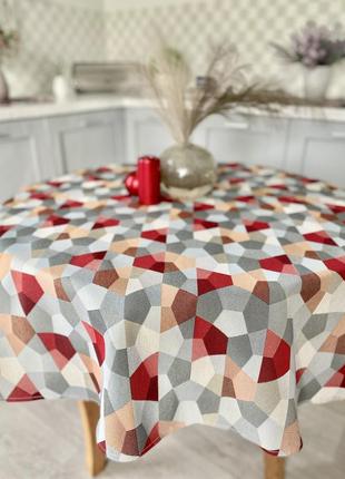 Tapestry tablecloth for round table limaso ø140 cm, round2 photo