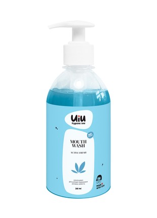 Mouthwash UIU Active Freshness 300 ml (4820152333230)