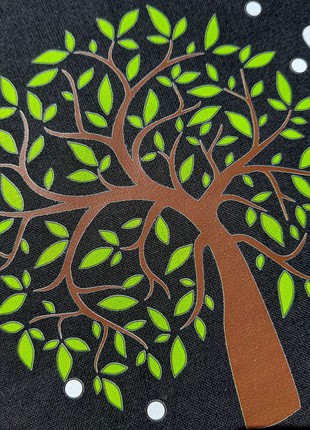 Shopping bag "Message to nature", black, ECO-MedOK3 photo