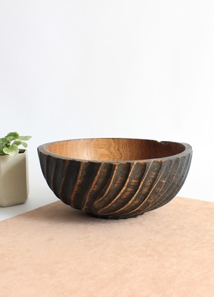 Decorative bowl for fruit and salad handmade