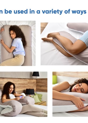 U-Shaped Sleeping Pillow - Comfort, Support, and Rest in Every Position TM IDEIA 140x75x20 cm10 photo