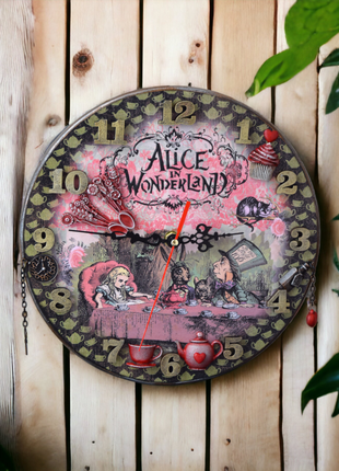 Wall Clock Alice in Wonderland2 photo