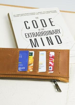Leather cash envelope wallet2 photo