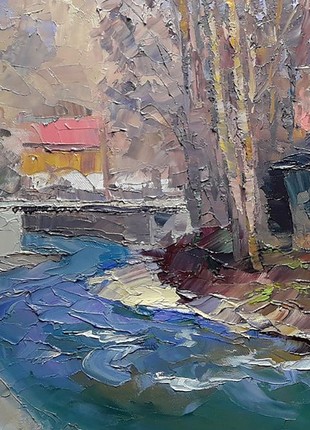 Oil painting On the river Paradzhi Serdyuk Boris Petrovich nSerb8735 photo