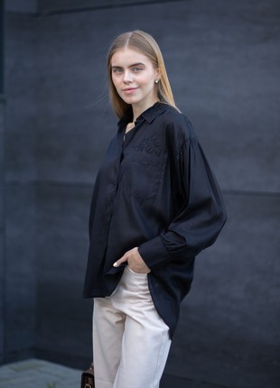 Woman's blouse black 168-21/00