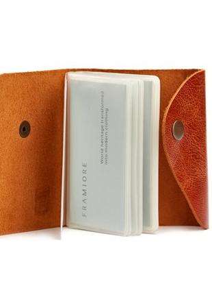 Leather credit card and business card holder3 photo