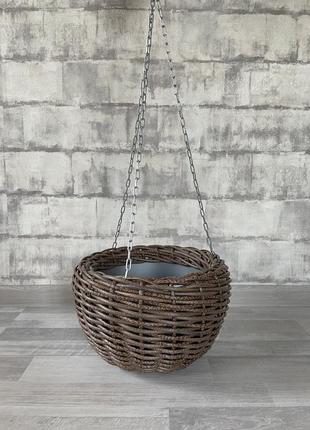 Hanging flowerpot for 5 liters2 photo