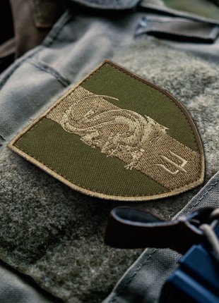 VELCRO PATCH MARINE INFANTRY 7X8 KHAKI