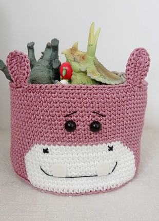 Basket "Hippopotamus", 1 pcs