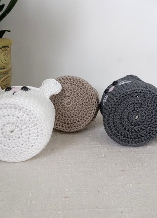 Set of handmade mini baskets, 3 pcs7 photo
