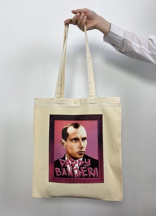 Shopper "Stepan Bandera (Daddy Bandera)"  Beige1 photo