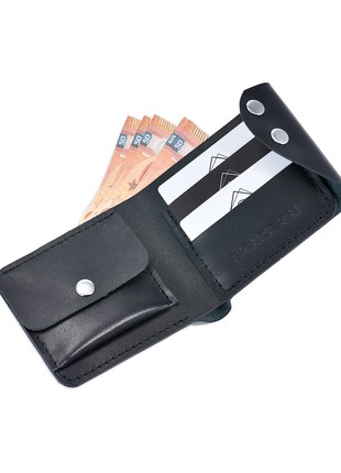 Leather wallet Bifold black3 photo