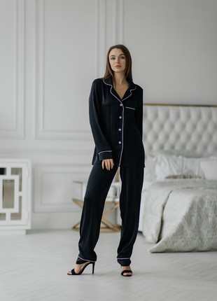 Pajamas silk Armani Jesika Black