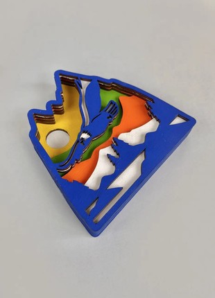 Joyki 3d wooden coloring book creativity kit «Eagle»4 photo