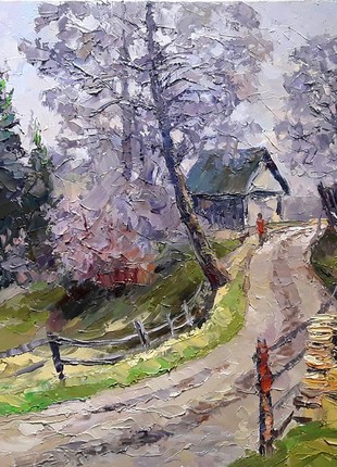 Oil painting The vicinity of Vorokhta Serdyuk Boris Petrovich nSerb879