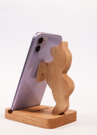 Wooden phone stand "Horse"