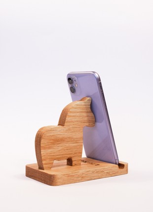 Wooden phone stand "Unicorn"