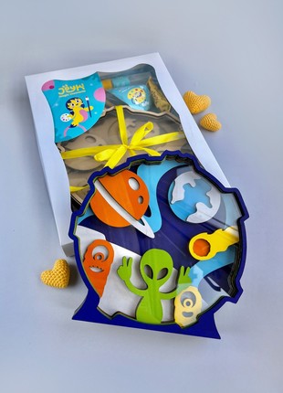 Joyki 3d wooden coloring book creativity kit «Space»