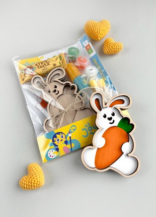 Joyki 3d wooden coloring book creativity kit «Rabbit»