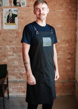 Canvas apron for men,Custom men's apron, Personalized apron for men,Barber apron,Work apron,Craftsman apron,Gardening apron for men6 photo