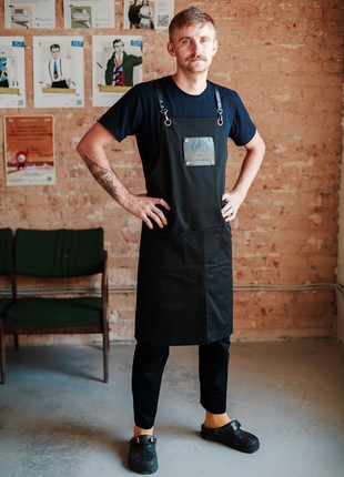 Canvas apron for men,Custom men's apron, Personalized apron for men,Barber apron,Work apron,Craftsman apron,Gardening apron for men7 photo