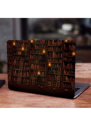 Universal Laptop Skin Sticker Decal 13.3-15.6" Laptop Universal Reusable Vinyl Skin Stickers Library Matte Cover Decal Notebook PC