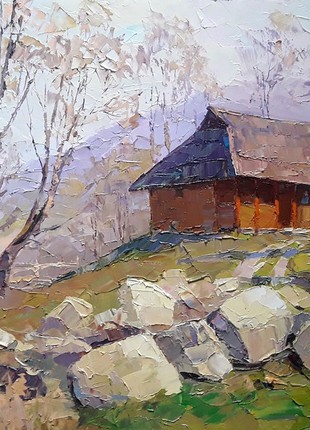 Oil painting Spring in Vorokhta Serdyuk Boris Petrovich nSerb880