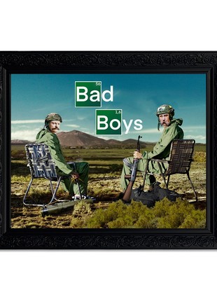 Painting Taras Shevchenko and Ivan Franko "Bad Boys" 50x60 cm