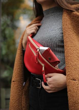 Small leather fanny pack5 photo