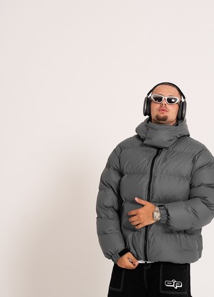 Winter men's jacket OGONPUSHKA Homie 3.0 grey