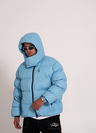 Winter men's jacket OGONPUSHKA Homie 3.0 blue