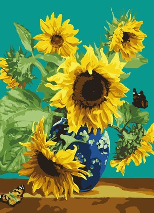 Paint by numbers gift idea kit diy painting kit on canvas with frame ukraine 40x50