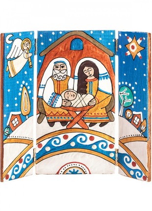 WOODEN NATIVITY PLAY «TRYPTYCH»