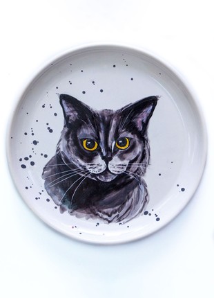 Plate with your cat