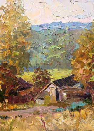 Oil painting October morning Serdyuk Boris Petrovich nSerb886
