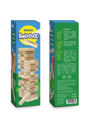 Jenga game Skyscraper ECO (orner-2089)