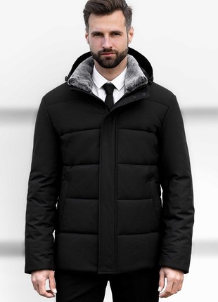 Men's jacket black B-091 (TORONTO)