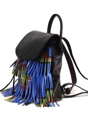 Hutsul backpack / blue3 photo