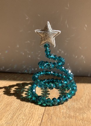 Christmas toy Christmas tree crystal sun catcher