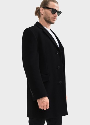 Men's coat black S-510 (LORD)