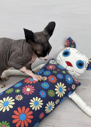Funny textile cat for hugs2 photo