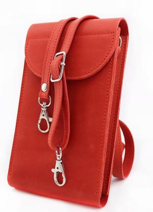 Handmade personalized small crossbody women's bag for smartphone