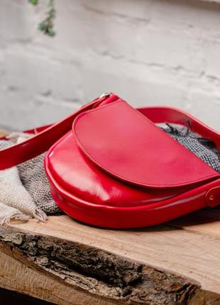 Leather crossbody bag for women5 photo
