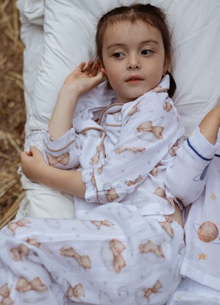Cozy Teddy pajamas print