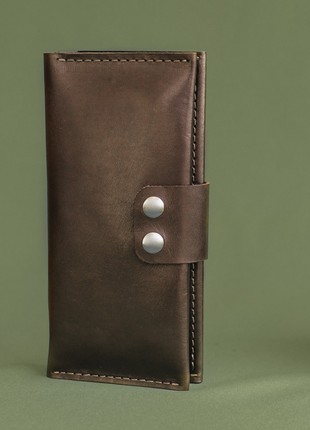 Leather wallet Columb brown