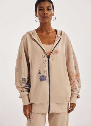 OVERSIZED HOODIE WITH PRINT